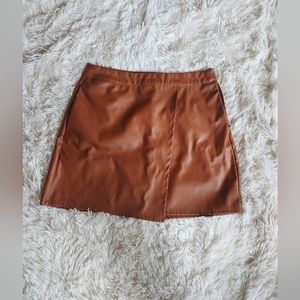 Leather Skirt WITH POCKETS!